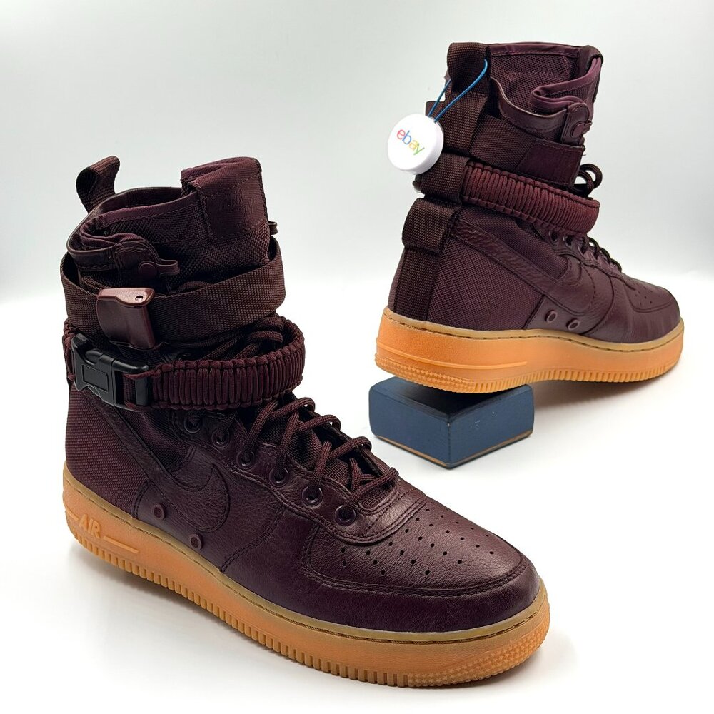 Nike SF Air Force 1 'Deep Burgundy' - Picture 3 of 12